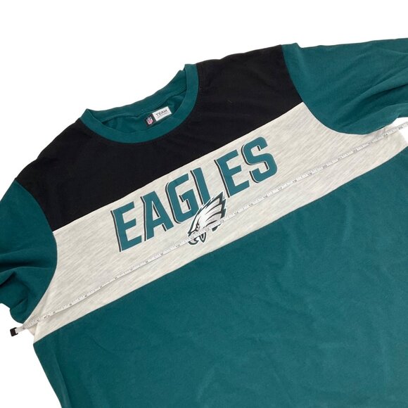 NFL Team Apparel Philadelphia Eagles Mens T-Shirt 2XL Cotton Blend Short Sleeve - Picture 6 of 8